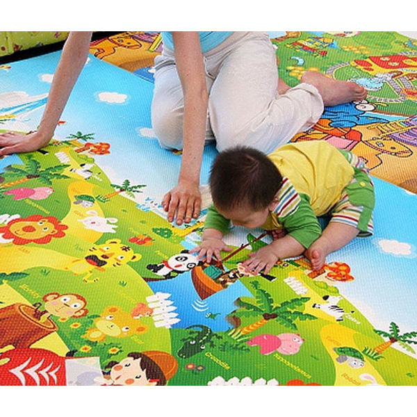 Spielmatte, Swonuk 1.8m*1.2m Foldbar Stor Antiskli Krabbe
