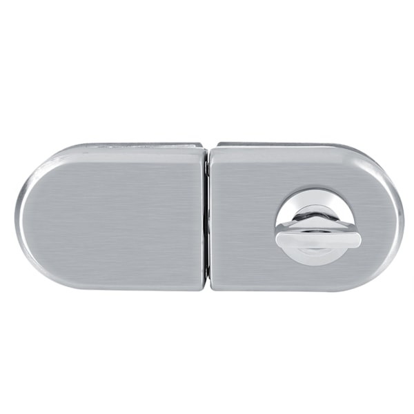 Rustfrit stål 10~12mm glasdørslås drejeknap åben/lukke hjem hotel badeværelse brug