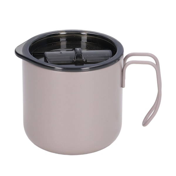 Dubbelväggsisolering för optimal temperaturkontroll, portabel kaffemugg med silikonförseglingslock, vakuumisolerad rostfri stål mugg, mat