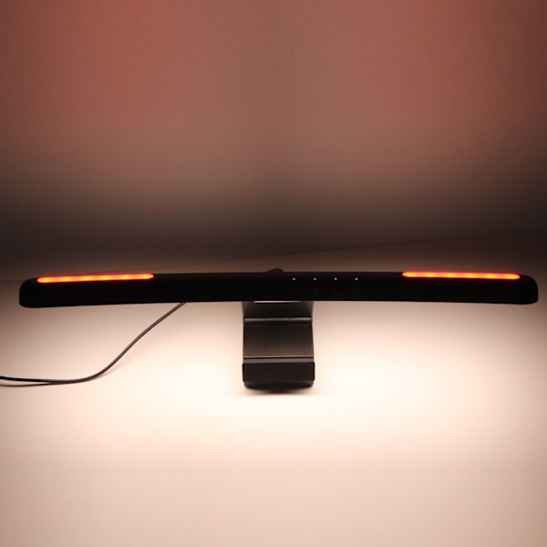 Computer LED-skærmlampe, berøringsstyret skærmlampe, øjenplejende trinløs dæmpningslampe til hjemmekontoret