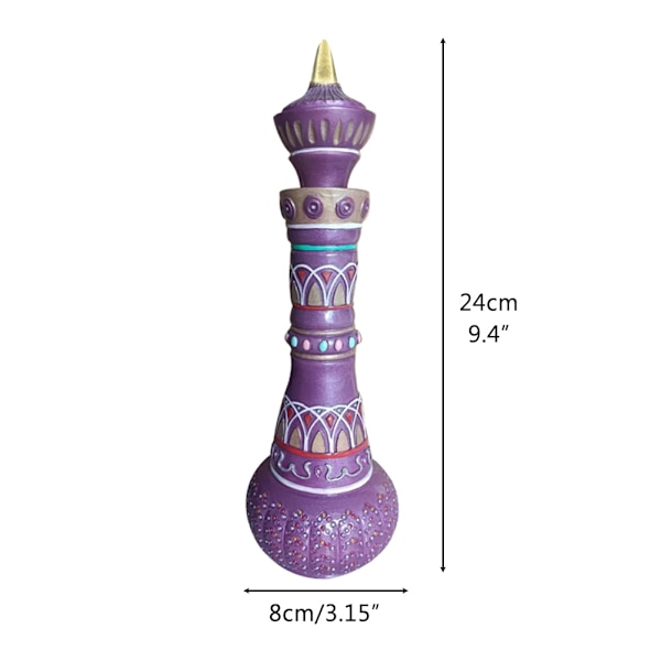 Tidlösa Glas Aromadiffusorer, Egyptisk-Inspirerade Multifunktionella Flaskor För Din Doftkollektion, Handgjorda Med Harts För Styrka