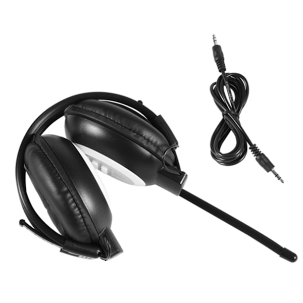 Over Ear Fällbar Trådlös  Trådbunden Hörlurar Brusreducerande HiFi-headset FM-radio med LCD
