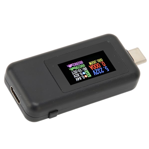 USB-tester Realtidsdetektering IPS HD-skærm Høj nøjagtighed Strømafbrydelse Lagring USB-spændingsmåler