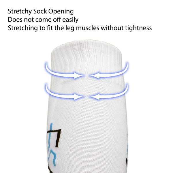 Fäktstrumpor svettabsorberande andningsbara stretchiga slitstarka kammad bomull unisex fäktstrumpor för män kvinnor