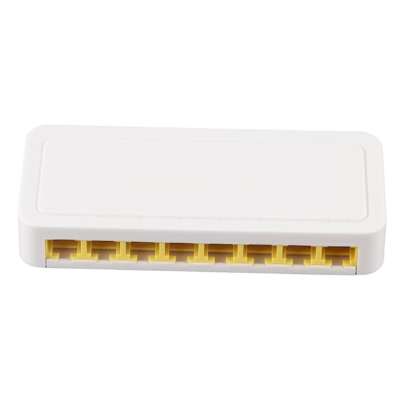 8-porttinen Ethernet-kytkin, ammattimainen hiljainen toiminta, Plug and Play LAN RJ45 -jakaja kotitoimistoon 100-240 V