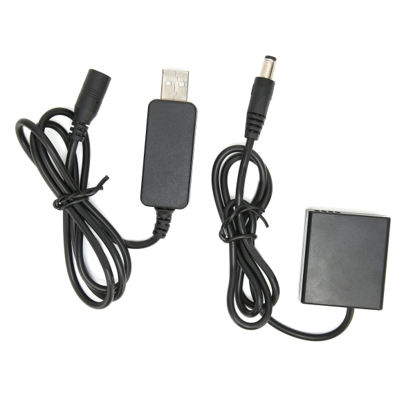 BLE9 DC-koblingssett Full Dekoding Kamera Dummy Batteri med USB-adapter for DMW BLG10 GF3 GF6 GX7 GX85 G100 LX100