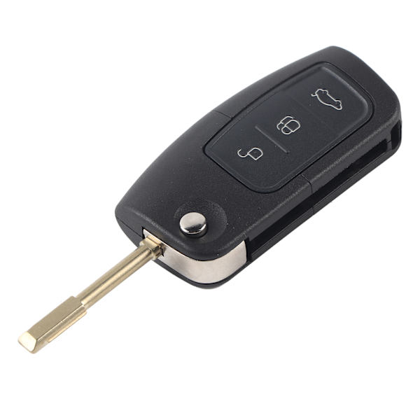 3-knappars fjärrkontrollnyckel 433MHz med chip 4D60 för Ford Focus