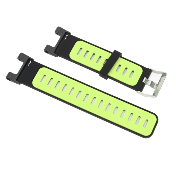 Silikon myk armbåndsrem Sport Watch Band Strap for Amazfit TRex for TRex Pro Watch(Svart Grønn )