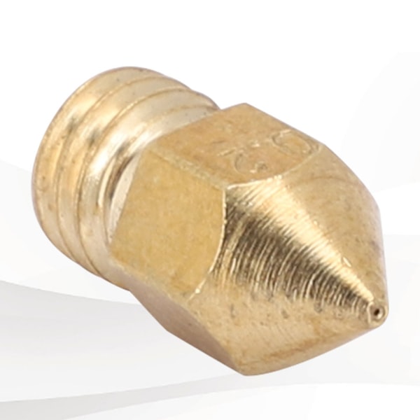 10 stk 3D-skriver Mk8 messingdyse ekstruderdyse 1,75/0,2 mm filament skriver ekstruderdyse