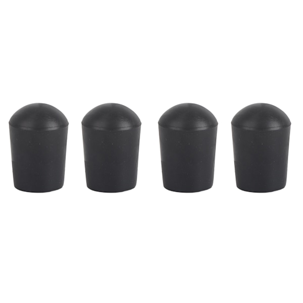 4 kpl musta kumi kärki sellolle Endpin NOn Slip Cap Instrument Protector