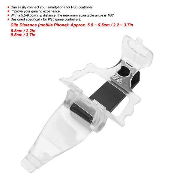 Mobiltelefonholder til PS5 Gamepad Controller Smartphone Stativ Spil Tilbehør
