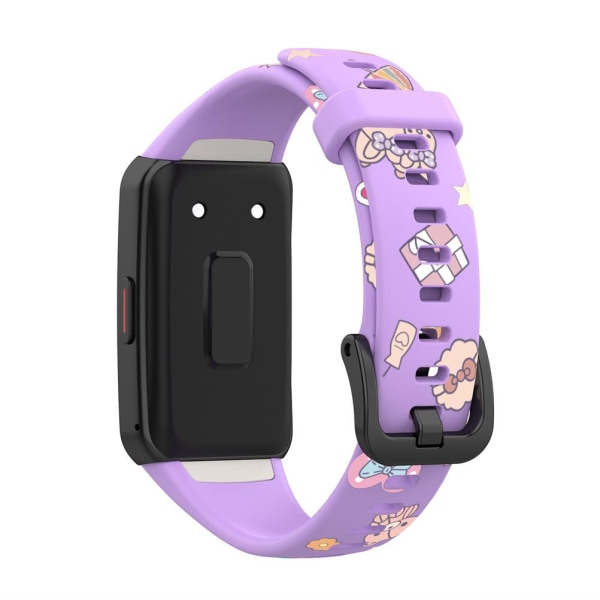 Ersättning Rem Kompatibel med Huawei Band 6 för Honor Band 6 Vattentät Silikon Armband Mjukt Armband