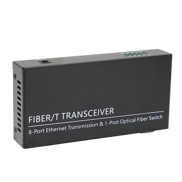 Gigabit Switch 1 Fiber 8 Port Ethernet Single Mode Dual Fiber Adaptiv Gigabitomvandlare för Signalomvandling