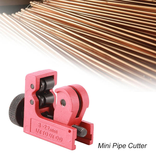 Mini justerbar rørslange rørskærer skæreværktøj til 3~22mm kobber aluminium PVC rør