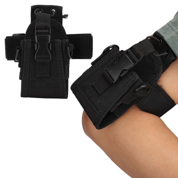 Bärbar nylonväska för walkie-talkie, bärbar väska för Baofeng UV 5R UV 5RA UV 82 UV B5