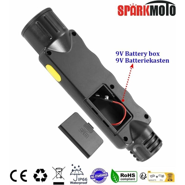 Effektivt diagnostikverktyg för 12V släpvagnar, snabb kontroll med LED-indikator, högkvalitativ ABS-mässing för hållbar 7-polig och 13-polig testning