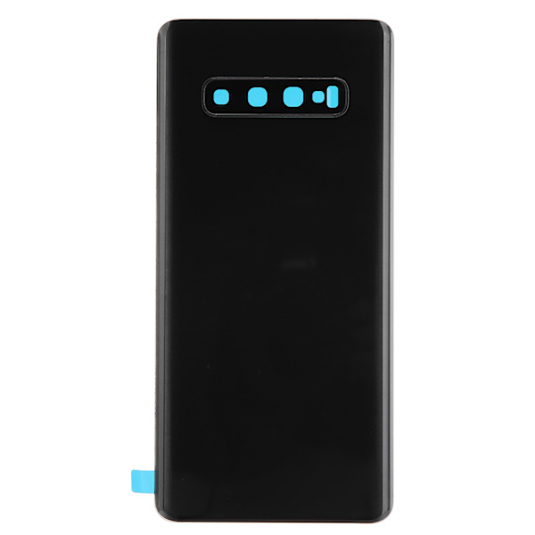 Samsung S10+Plus -puhelimen takalasin kansi ja ulompi lasipaneelin vaihto (musta)