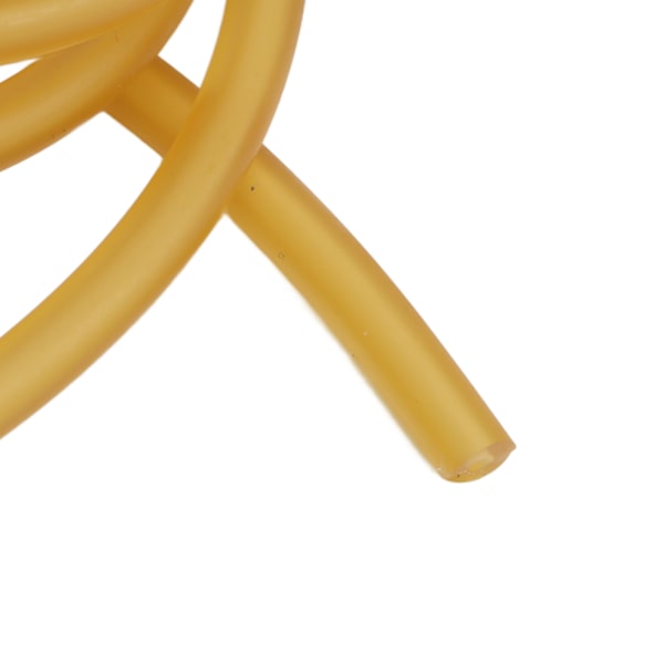Latex Gummiband Gul Hög Elastisk Naturligt Gummirör för Slungor Gör Fitnessövningar Utomhusjakt 10 Meter