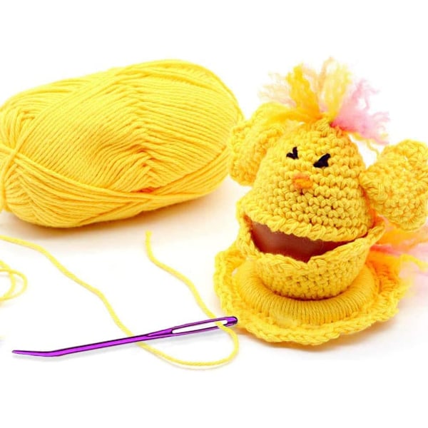 8 st Garn Darning Tapestry Stora Sy Big Eye Weaving Crochet Ull Trubbiga Nålar Nål