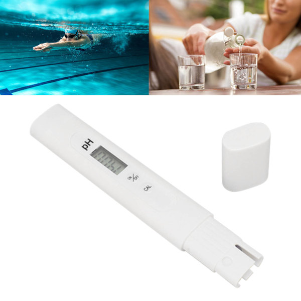 Digital pH-mätare för omfattande vattenkvalitetsanalys, fickstorlekstestare med hög precision för dricksvatten, hydroponik, akvarier, ATC