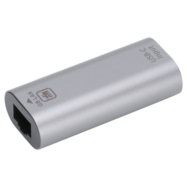Alumiiniseos TypeC naar Gigabit RJ45 -verkkoportadapteri Windows Android OS X:lle