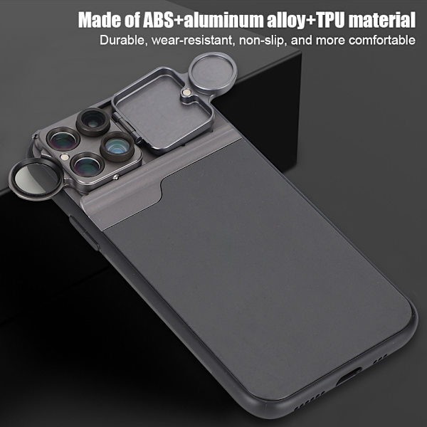 5 i 1 för iPhone11/iPhone11 PRO/iPhone11 PRO MAX Mobiltelefon Linsfodral SkyddFör iPhone11 PRO