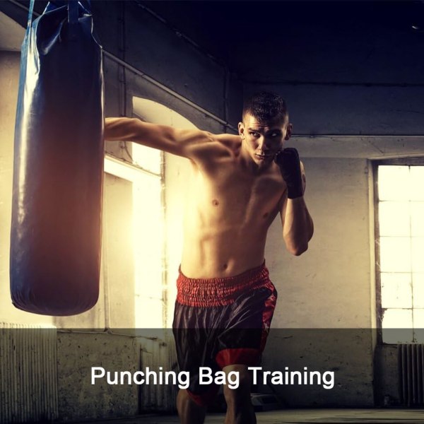 MMA-handskar, boxningshandskar med halvfinger MMA-vantar med justerbart handledsband UFC-handskar för Sanda Sparring Boxningssäcksträning (En one size passar