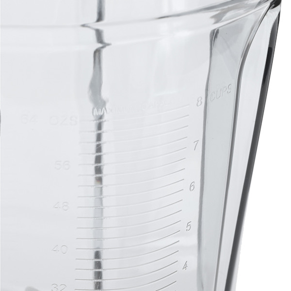 Transparent Food Blender Beholder med Klinge Låg Udskiftning Tilbehør Passer til Beholder 64oz