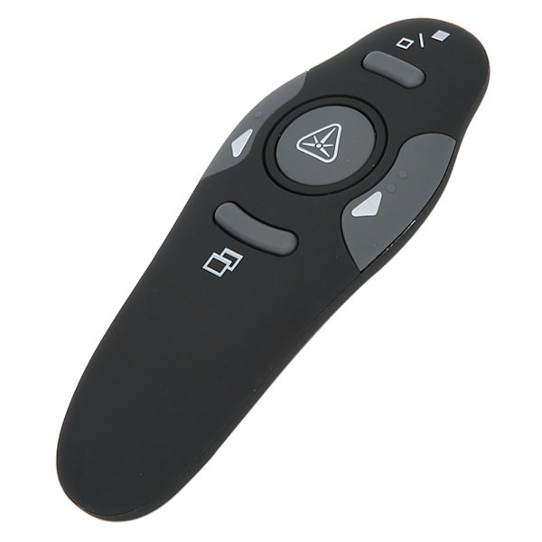 Rød belysning elektronisk sidevenderpenn Plug and Play 2.4G trådløs presentasjonskontroll
