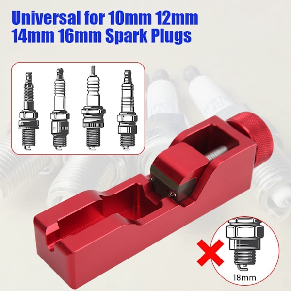 Universaali metallinen auton moottorin sytytystulpan rako työkalu yhteensopiva 10mm 12mm 14mm 16mm kierteelle