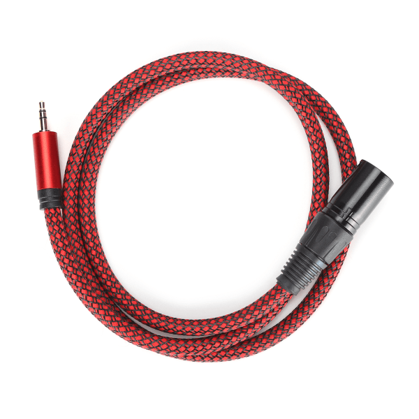 JORINDO XLR han til 3,5 mm (1/8 tommer) kabel TRS stik mikrofonforbindelsesledning signalforbindelseskabel