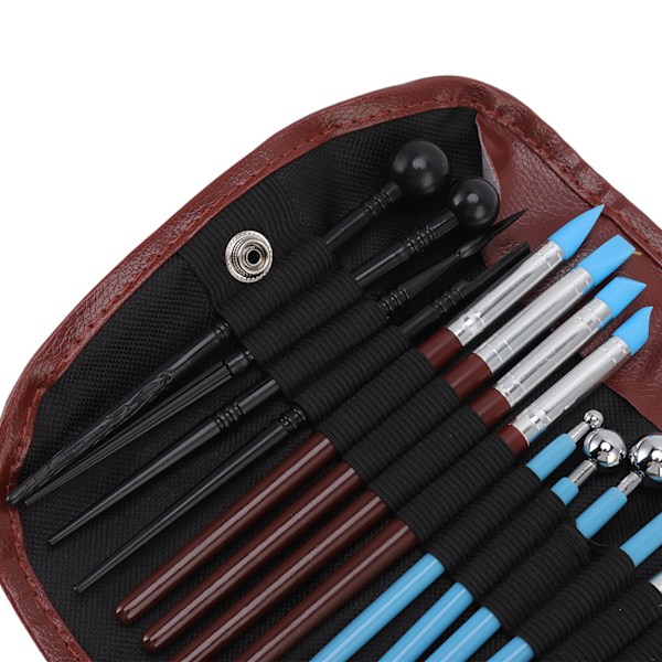 Master's Choice 24 Delars Lerskulpteringsset, Keramikverktygsset för Dina Konstnärliga Strävanden, Multifunktionella Verktyg för Alla Hantverksbehov, Ergonomisk