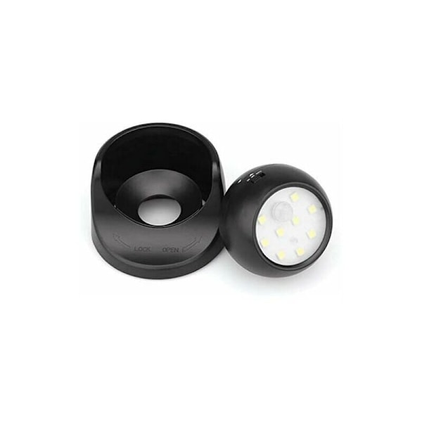 Rörelsesensorlampa, Ultraljusstark SMD LED Trådlös Installation för Utomhus Under Tak, Inomhus, Batteridriven, Justerbar Ljusvinkel, Energi