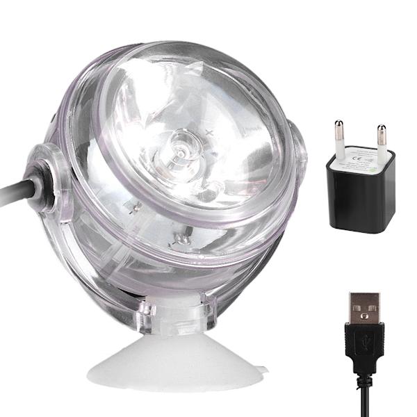 EU-stik AC110-240V LED undervandslys flerfarvet vandtæt Sp