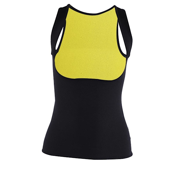 Neopren Sved Sauna Body Shaper Kvinder Slankende Vest Thermo Taljetræner Korset(L)