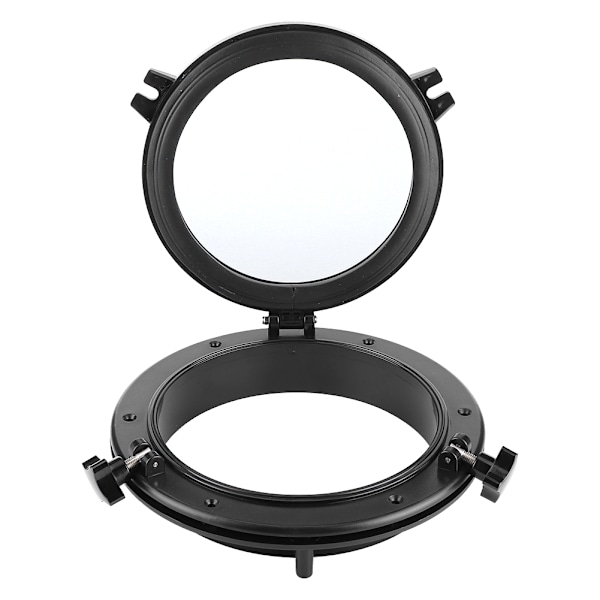 10in Marine Porthole Rundt Sort Portlight Stalinit Vindue Universal til RV Båd Yacht