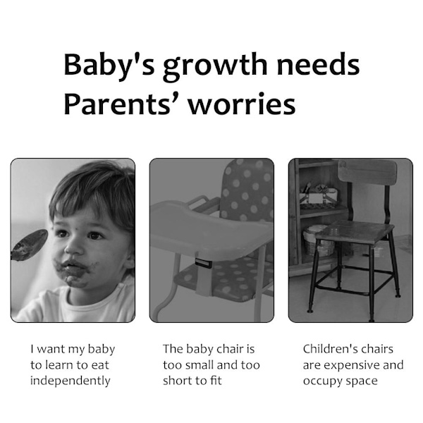 Baby Booster Sæder fra 6 måneder til 3 år gammel Spædbarn Rejse Booster Sæde Børn Booster Pude til Spisestole