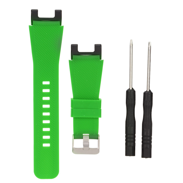 Silikonipehmeä rannekehihna urheilukellohihna Amazfit TRex TRex Pro -älykelloon (fluoresoiva vihreä)