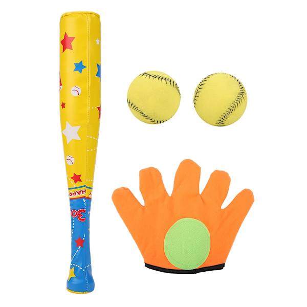 4PCS Sports Baseball Leksaker Mjuk Baseball Bat Ball Handske Set för Barn Barn Gåvor