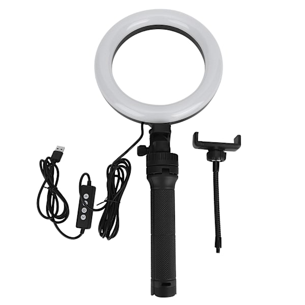 Selfie Ring Light Fotografi Stativ Justerbar LED Lys