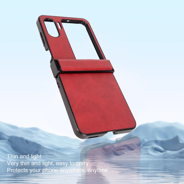 Fodral för Oppo Find N2 Flip Syntetiskt läder Ultra tunt Stötsäkert Telefonskyddsskal för Oppo Find N2 Flip