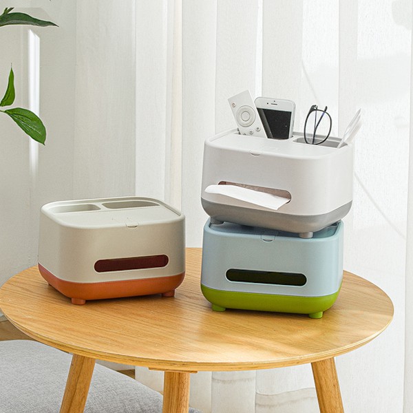 Radio Tissue boxs ,Art Tissue Box ,Multifunktionell ansiktsvävnadslåda Skrivbordsdekoration för badrum Toalettbord Sovrum Byråer Kök