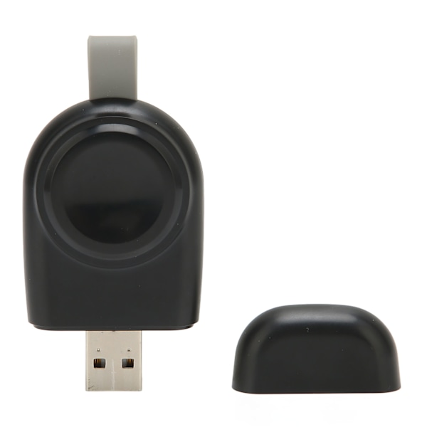 Se trådløs lader med sterk magnetisk adsorpsjon, liten bærbar trådløs ladestasjon for IOS Watch, svart