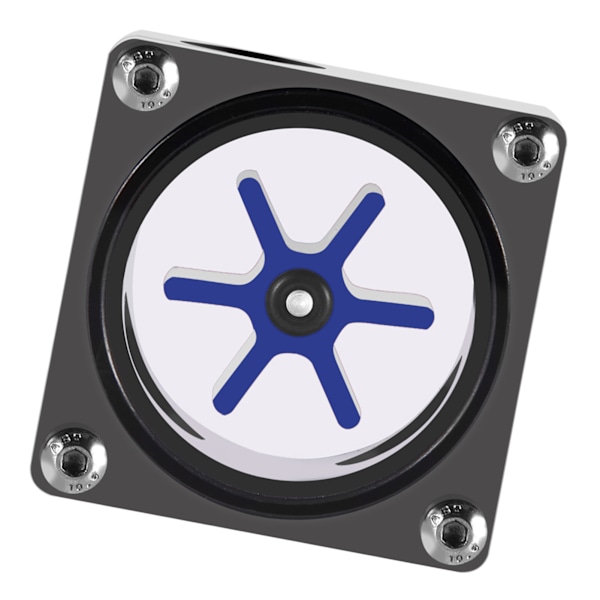 6 Impeller 3-vejs Flow Meter Indikator til PC Vandkølingssystem G1/4 Gevind
