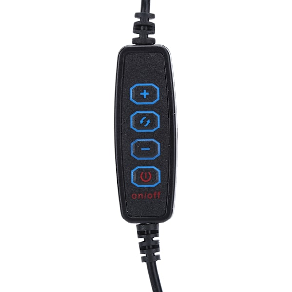 10 tuuman USB-työpöydän täyttövalo LED-rengasvalo kolmiokiinnikkeellä suoratoistoon