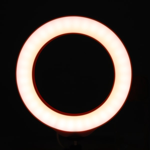 PULUZ PU378F 2835 72stk LED 3-fargers lysmodus justerbar USB-port ringlys rosa