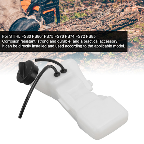 Trimmer Gas Tank Gas Brændstoftank Samling til STIHL FS80 FS80r FS75 FS76 FS74 FS72 FS85