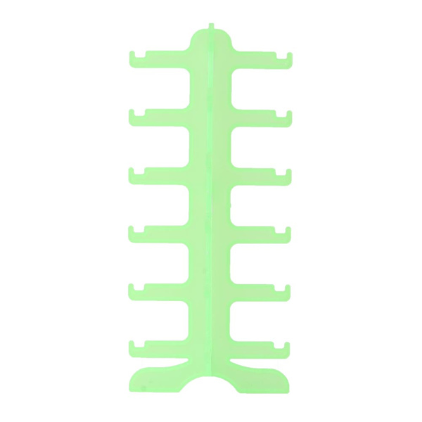 6 par briller stel stativ briller solbriller display holder rack hylde (grøn)