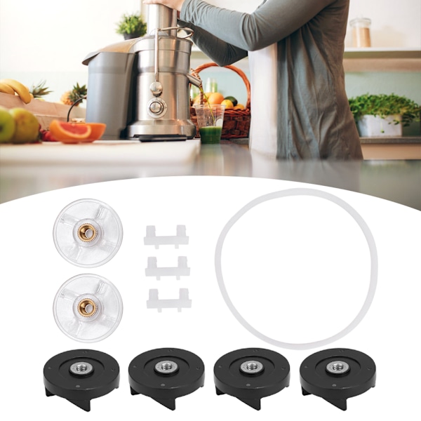 Tilbehør til 6 Base Gear og Blade Gear Udskiftningsdel til Magic Bulle Blender (Gruppe 1) 250W