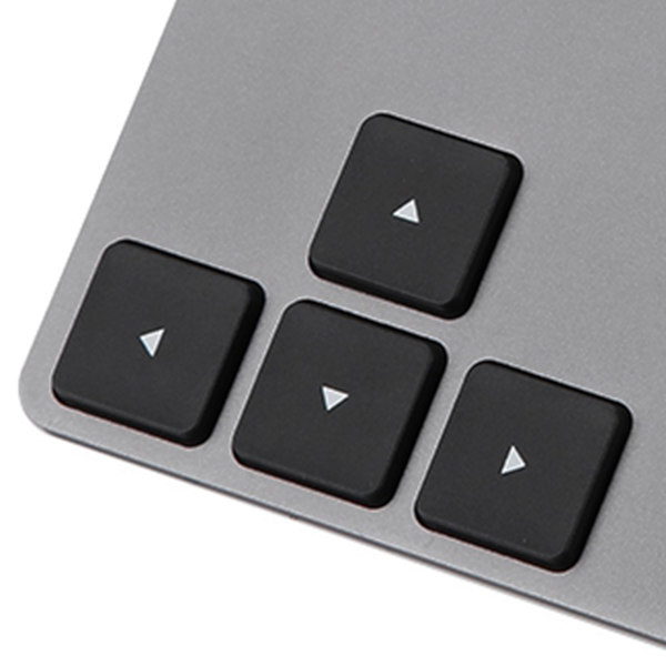 Svart 34-tasters trådløst Bluetooth numerisk tastatur for Apple PC